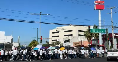 Manifestaci�n de empleados del Poder Judicial de la Federaci�n