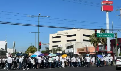 Manifestaci�n de empleados del Poder Judicial de la Federaci�n