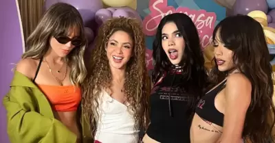 Shakira organiz� una noche entre amigas