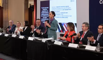 Cumbre "Di�logo CEO M�xico-Estados Unidos", encabezada por Claudia Sheinbaum