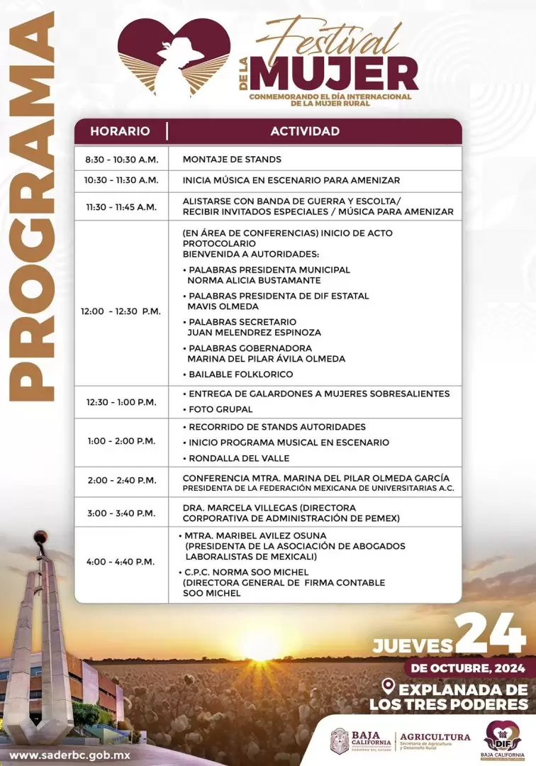 Tercera edici�n del Festival de la Mujer en Baja California