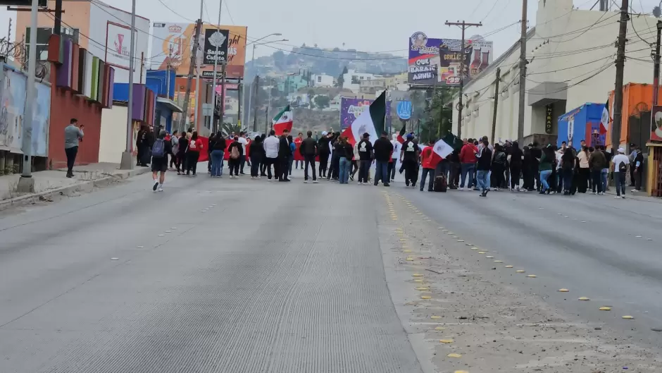Poder Judicial Federal bloque� el bulevar Cuauht�moc Sur