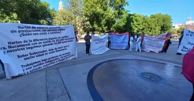 Personal m�dico, de enfermer�a y t�cnicos en radiolog�a se manifestaron frente a