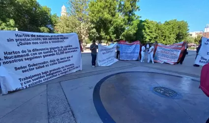 Personal m�dico, de enfermer�a y t�cnicos en radiolog�a se manifestaron frente a