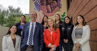 Christopher Teal, C�nsul General de Estados Unidos en Tijuana visita Cejum