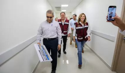 Realiza Gobernadora Marina del Pilar recorrido por el pr�ximo Hospital General d