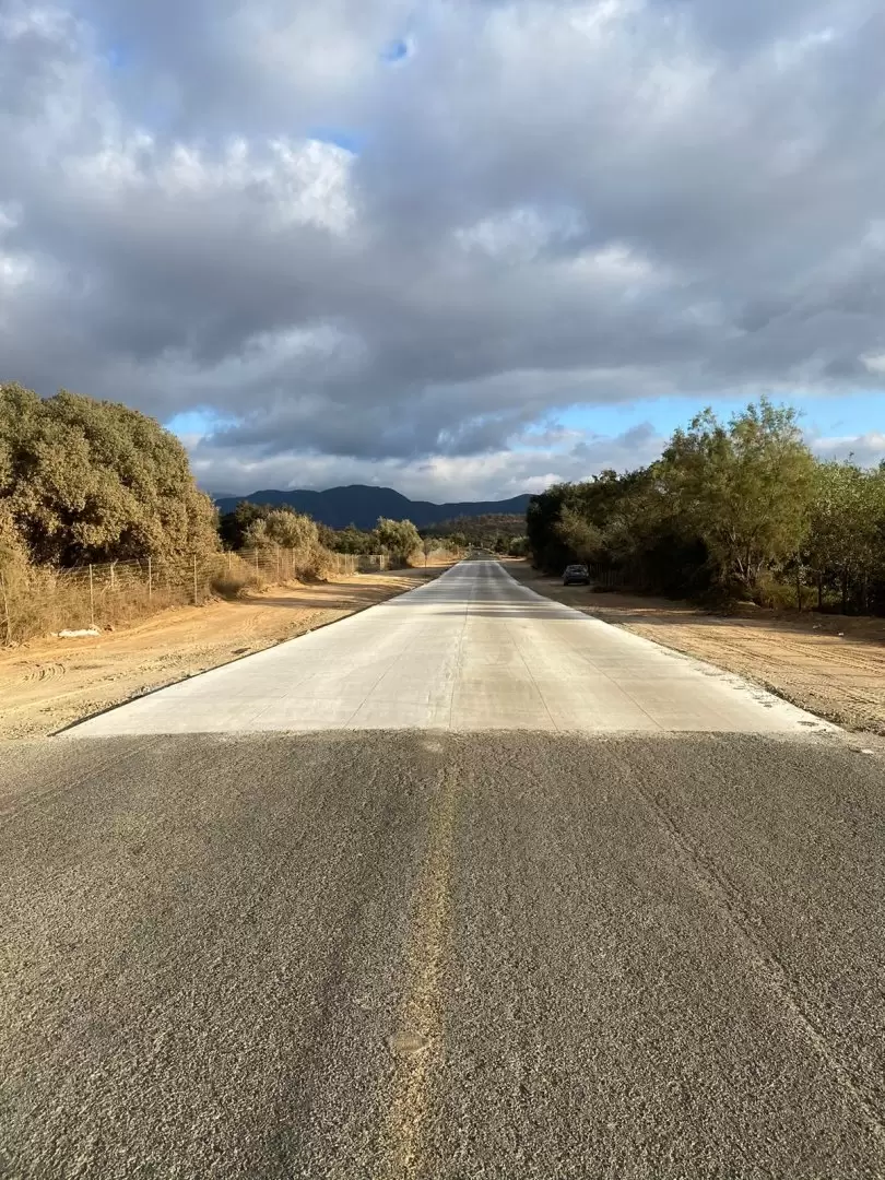 Avanza 50% pavimentaci�n en tramo de Ruta del Vino