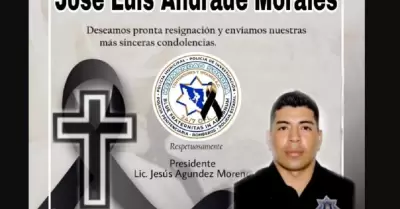 Polic�a asesinado en Hermosillo