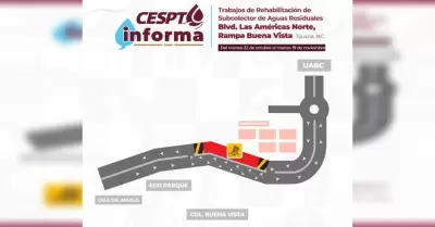 Anuncian cierre parcial del bulevar Las Am�ricas y rampa Buena Vista por obras d