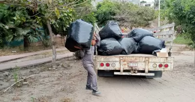 Intensifican labores de limpieza en vialidades y �reas p�blicas