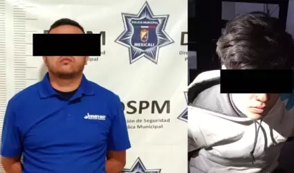 Dos detenidos tras robo con violencia y agresi�n en la Zona Este de Tijuana