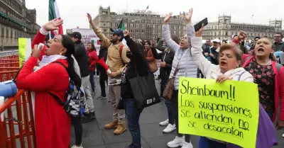 Trabajadores del Poder Judicial de la Federaci�n llegaron esta ma�ana de martes 