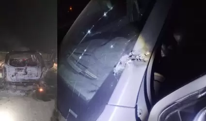 Tiroteo en la zona Valle deja veh�culos abandonados y un arma de fuego