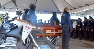 Funeral del polic�a Jos� Luis Andrade Morales
