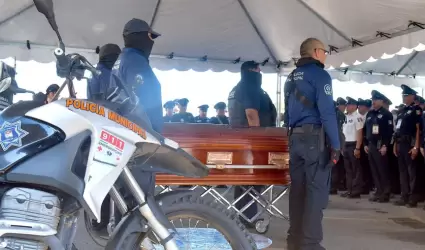 Funeral del polic�a Jos� Luis Andrade Morales