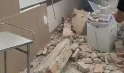 Derrumbe en cl�nica del IMSS en Guadalajara