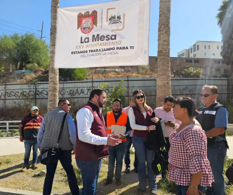 Supervisa alcalde Ismael Burgue�o trabajos de limpieza y mantenimiento en tanques desarenadeores de Tijuana