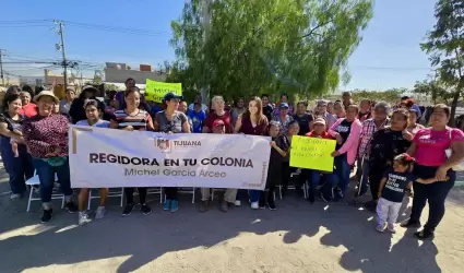 Impulsa Michel Garc�a "Regidora en tu Colonia" en comunidades de alta prioridad