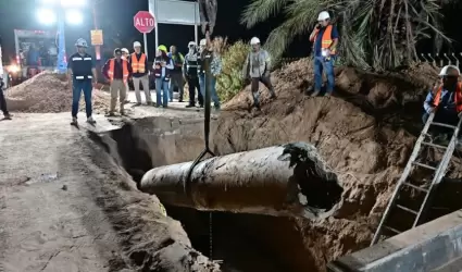 Contin�an los trabajos en la zona del Palmar de Santa Anita