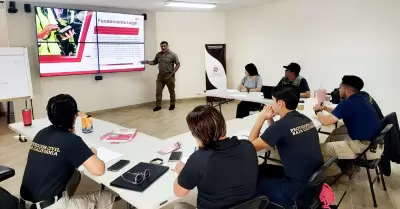 Se mantiene Protecci�n Civil de Baja California en constante capacitaci�n