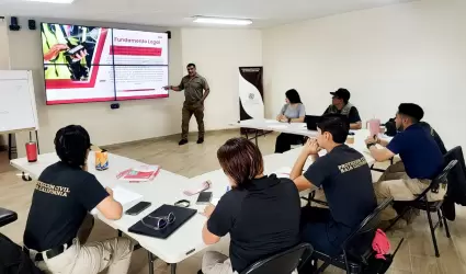 Se mantiene Protecci�n Civil de Baja California en constante capacitaci�n