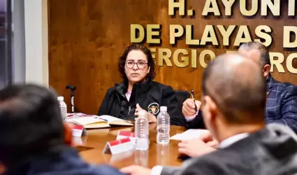 Participa la presidenta Roc�o Adame en la Mesa de Seguridad Regional