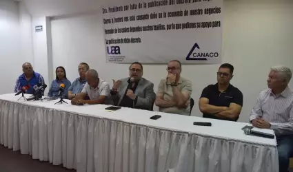 Canaco expondr� ante presidenta de M�xico crisis por falta de decreto de importa