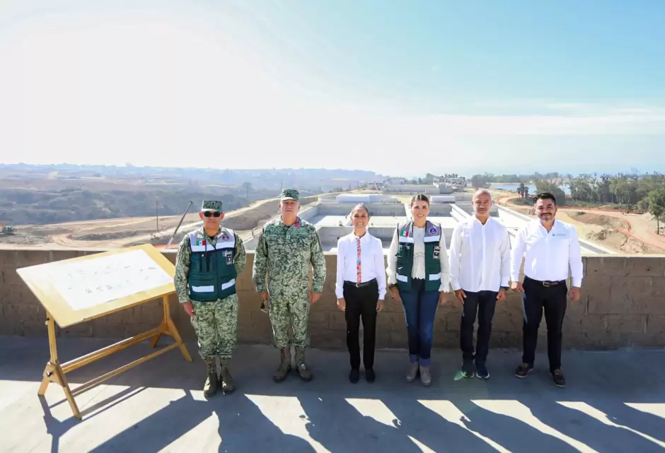 Presidenta de M�xico y Gobernadora de BC realizan recorrido por planta de tratamiento de aguas residuales en Tijuana