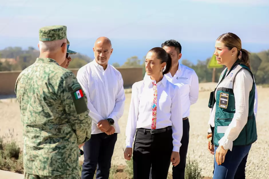 Presidenta de M�xico y Gobernadora de BC realizan recorrido por planta de tratamiento de aguas residuales en Tijuana