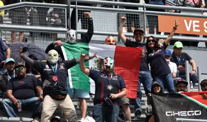 Ambiente durante el segundo d�a de pr�cticas libres del Gran Premio de M�xico de