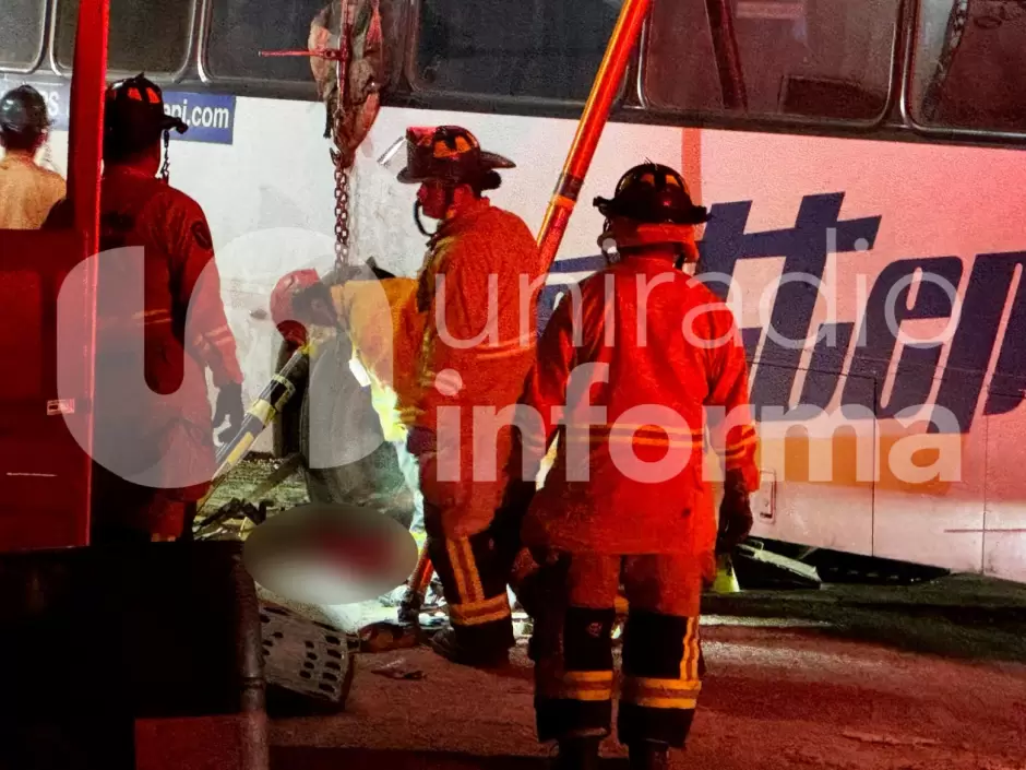 Menor de 9 a�os muere aplastada por transporte de personal en Villas del Campo