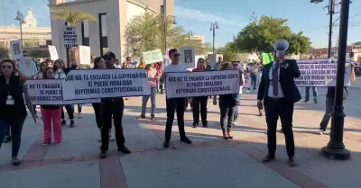 Manifestaci�n de empleados del Poder Judicial Federal