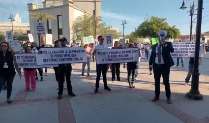 Manifestaci�n de empleados del Poder Judicial Federal