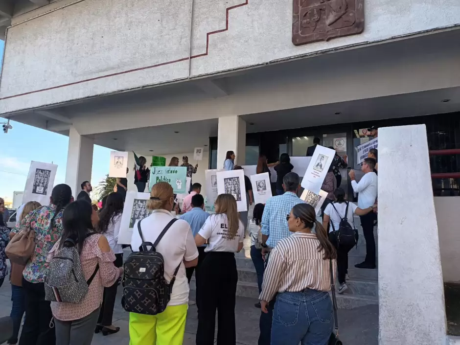 Manifestaci�n de empleados del Poder Judicial Federal