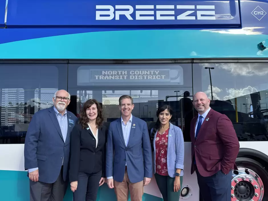 Flota de autobuses y trenes de cero emisiones con nueva estaci�n de hidr�geno en Oceanside