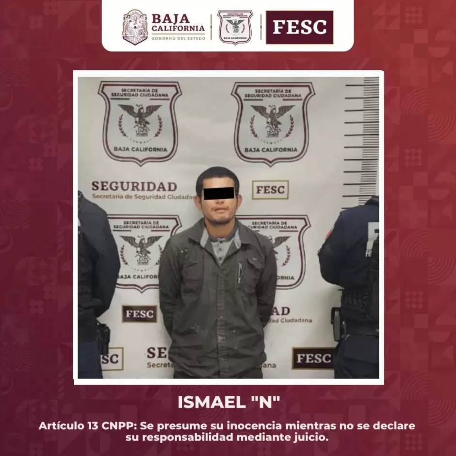 Captura FESC a dos pr�fugos de la justicia de Baja California
