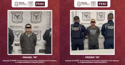 Captura FESC a dos pr�fugos de la justicia de Baja California
