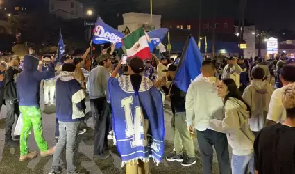 Fan�ticos de los Dodgers