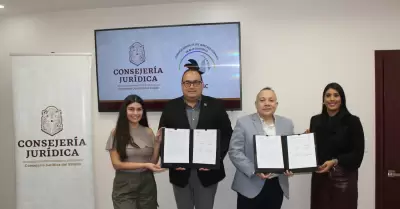 CEDHBC suscribe convenio de colaboraci�n con la Consejer�a Jur�dica del Estado