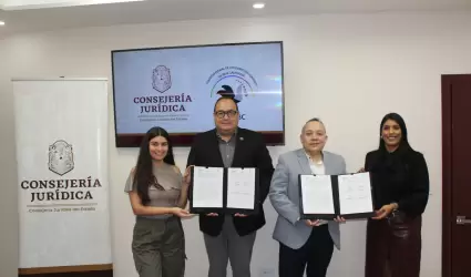CEDHBC suscribe convenio de colaboraci�n con la Consejer�a Jur�dica del Estado
