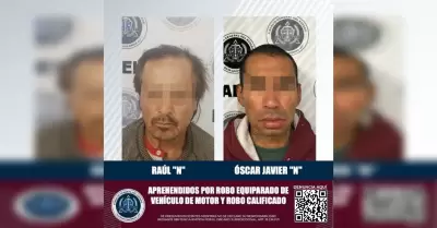 Aprehensi�n por delitos de robo en Tijuana