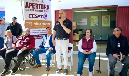 Inaugura CESPT centro de atenci�n y pago para la comunidad de Primo Tapia