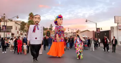 Celebra Rom�n Cota actividades del D�a de Muertos en Tecate