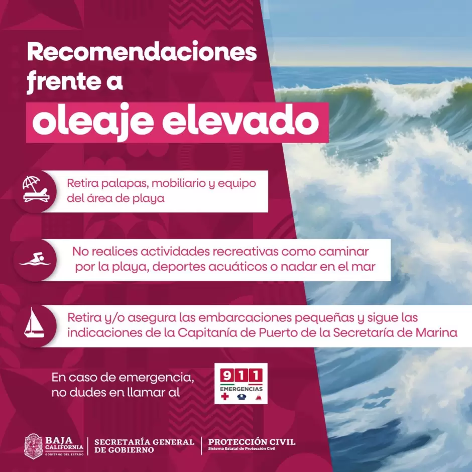 Cierran puerto de San Felipe ante efectos del frente fr�o n�mero 7