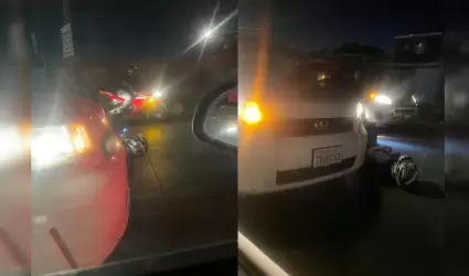 Denuncian accidente causado por persona entre el tr�fico vehicular