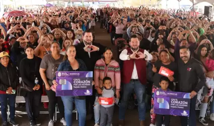 Alcalde Ismael Burgue�o el beneficio de las tarjetas violeta