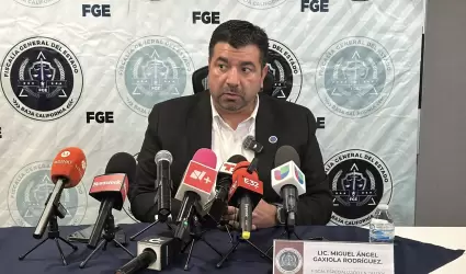 Miguel �ngel Gaxiola, Fiscal Especializado En Delitos Contra La Vida De La Fgebc