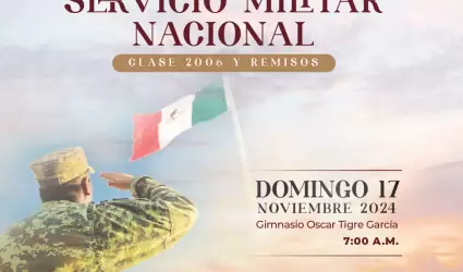 Llaman a j�venes clase 2006 a acudir al sorteo del SMN
