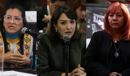 Nashieli Ram�rez, Paulina Hern�ndez y Rosario Piedra