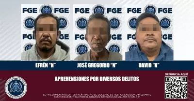 AEI cumplimenta �rdenes de aprehensi�n por robo calificado, narcomenudeo, lesion